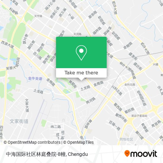 中海国际社区林庭叠院-8幢 map