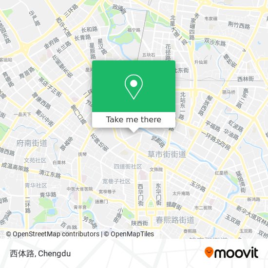西体路 map