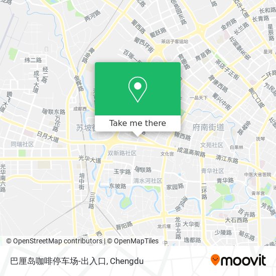 巴厘岛咖啡停车场-出入口 map