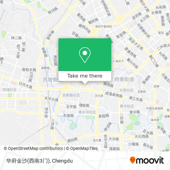 华府金沙(西南3门) map