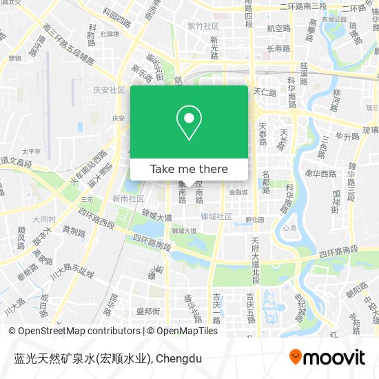 蓝光天然矿泉水(宏顺水业) map