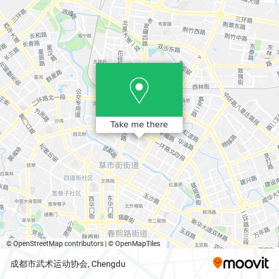 成都市武术运动协会 map