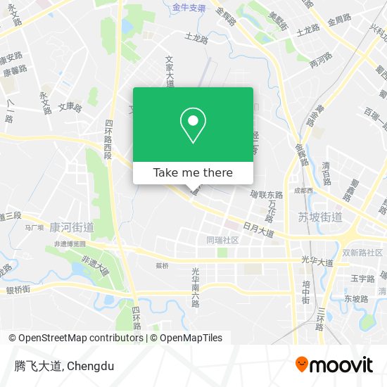腾飞大道 map
