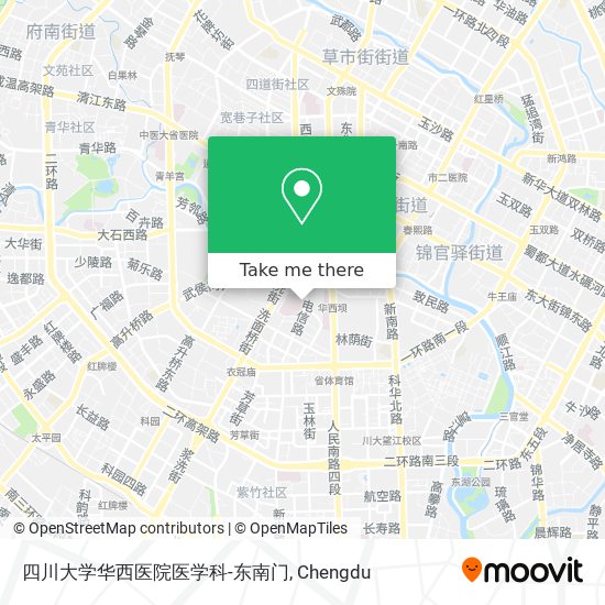 四川大学华西医院医学科-东南门 map