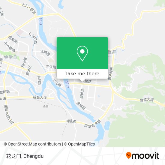 花龙门 map