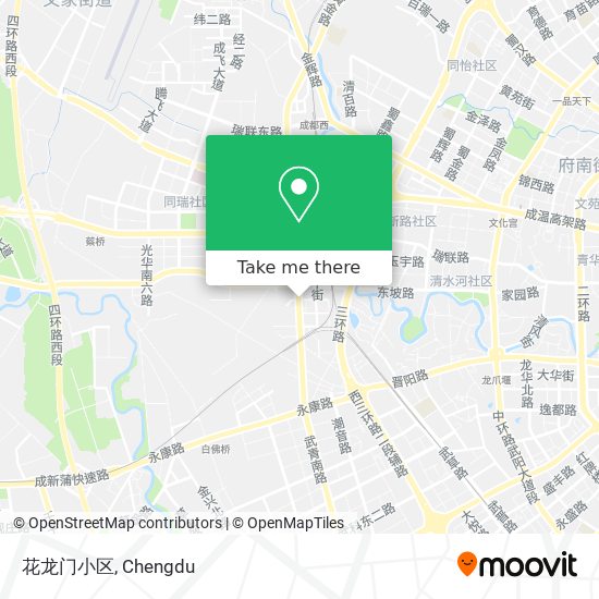 花龙门小区 map