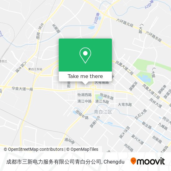 成都市三新电力服务有限公司青白分公司 map