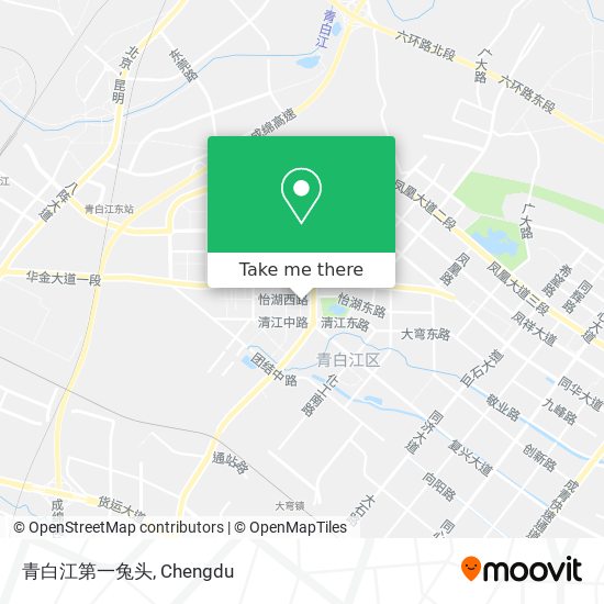 青白江第一兔头 map