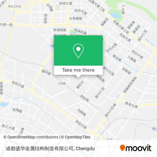 成都盛华金属结构制造有限公司 map