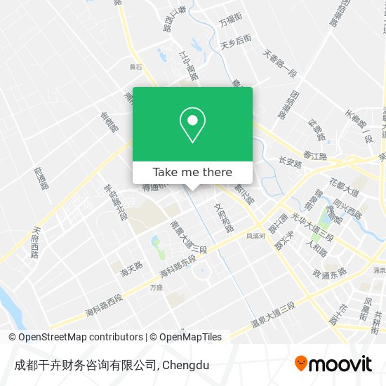 成都干卉财务咨询有限公司 map