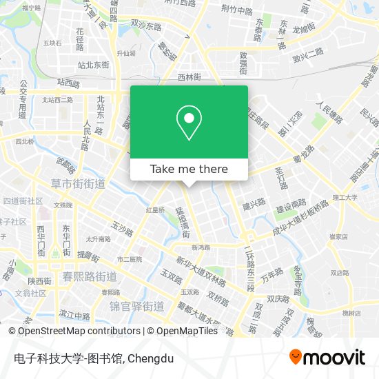 电子科技大学-图书馆 map