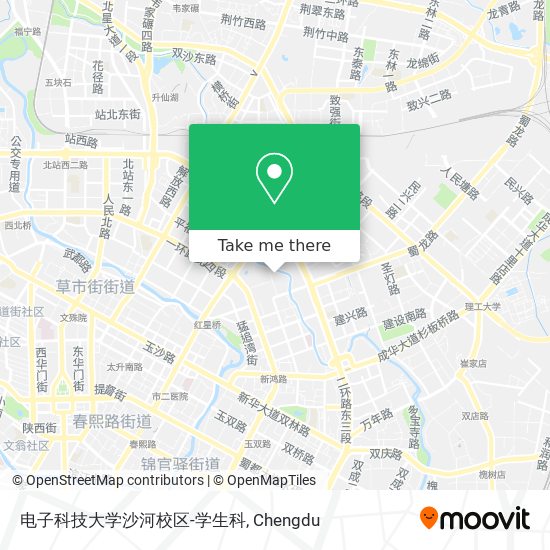 电子科技大学沙河校区-学生科 map