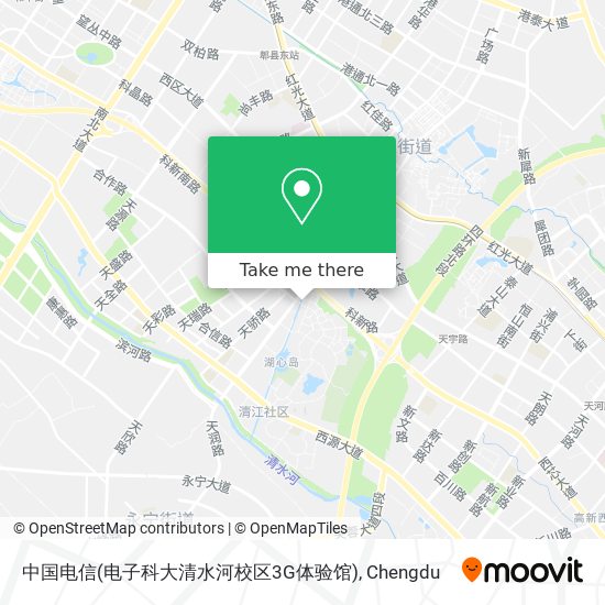 中国电信(电子科大清水河校区3G体验馆) map