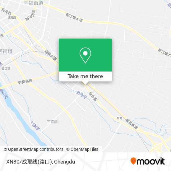 XN80/成那线(路口) map