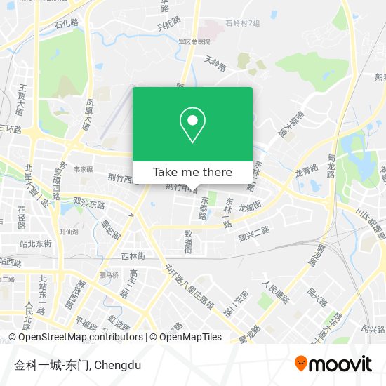 金科一城-东门 map