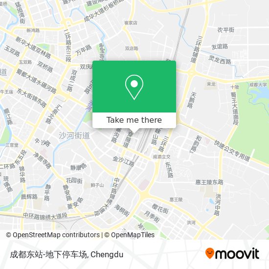 成都东站-地下停车场 map