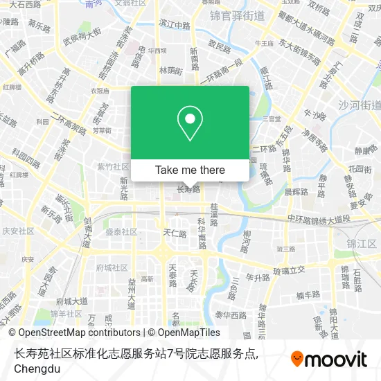 长寿苑社区标准化志愿服务站7号院志愿服务点 map