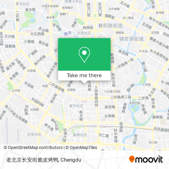 老北京长安街脆皮烤鸭 map