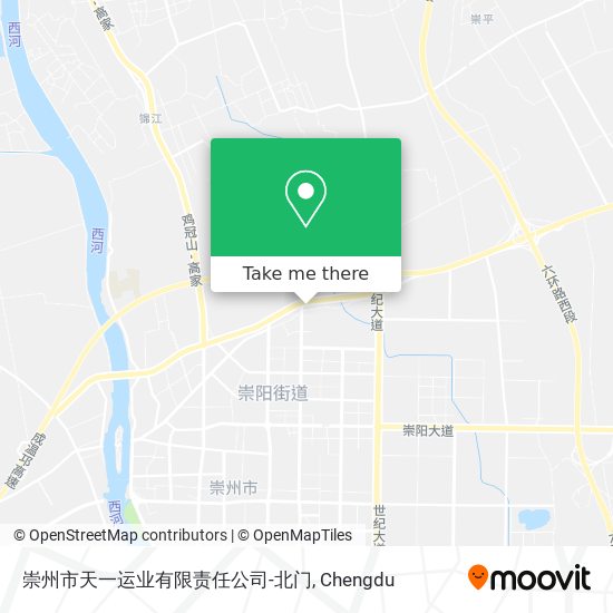 崇州市天一运业有限责任公司-北门 map