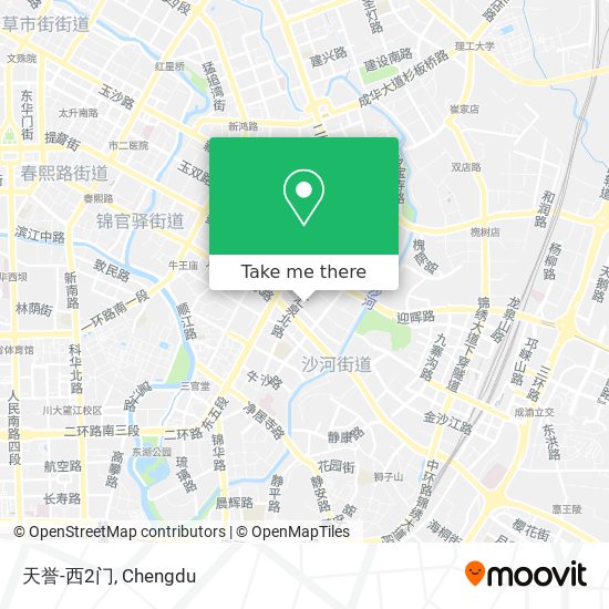 天誉-西2门 map