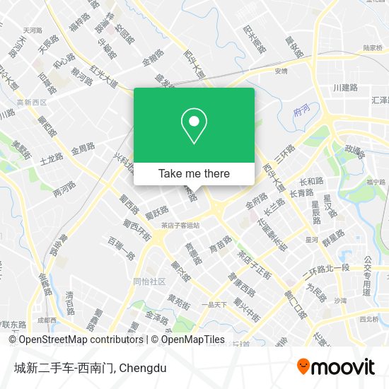 城新二手车-西南门 map