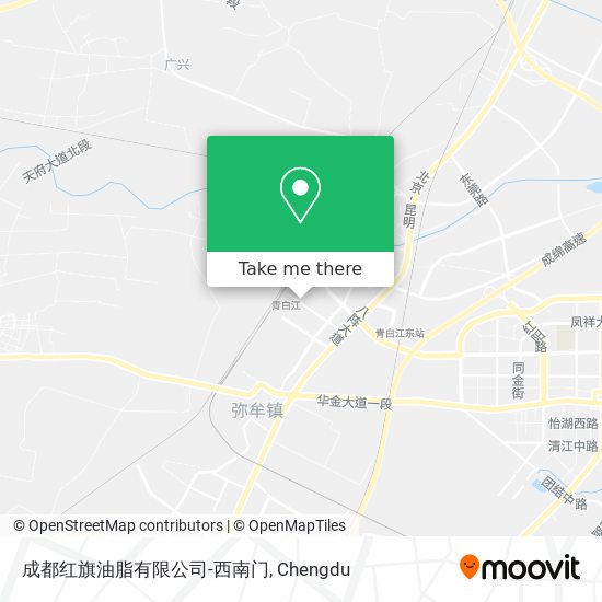 成都红旗油脂有限公司-西南门 map
