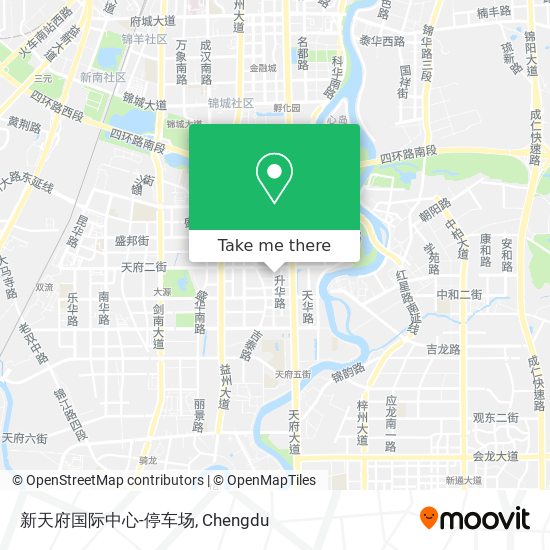 新天府国际中心-停车场 map