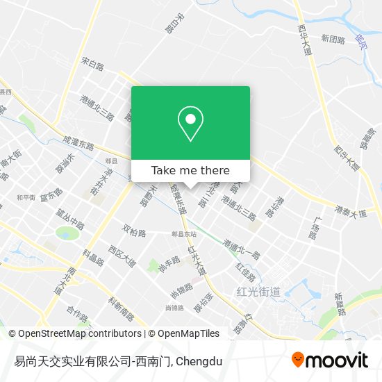易尚天交实业有限公司-西南门 map