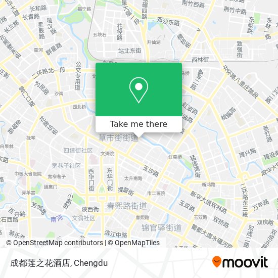 成都莲之花酒店 map