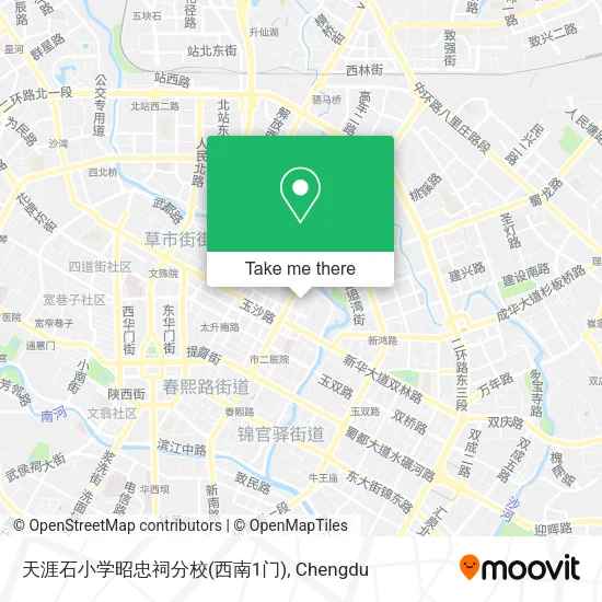 天涯石小学昭忠祠分校(西南1门) map