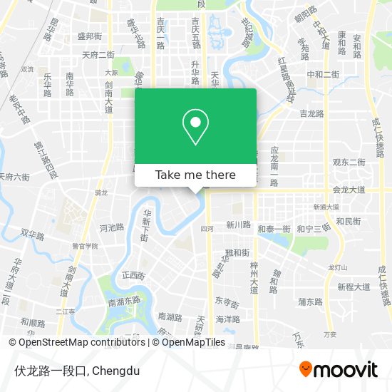 伏龙路一段口 map