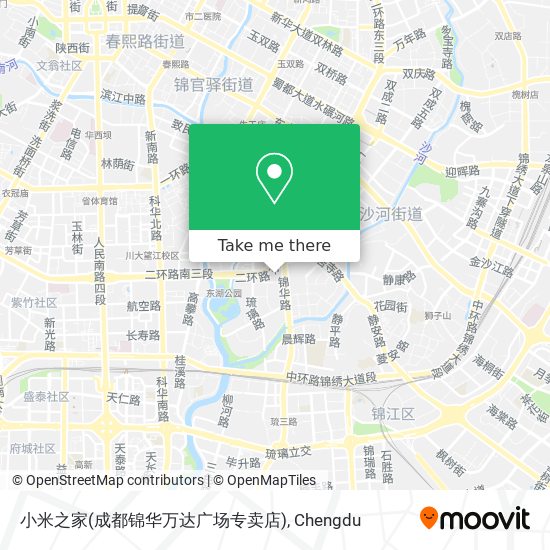 小米之家(成都锦华万达广场专卖店) map
