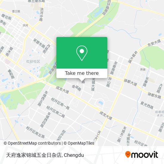 天府逸家锦城五金日杂店 map