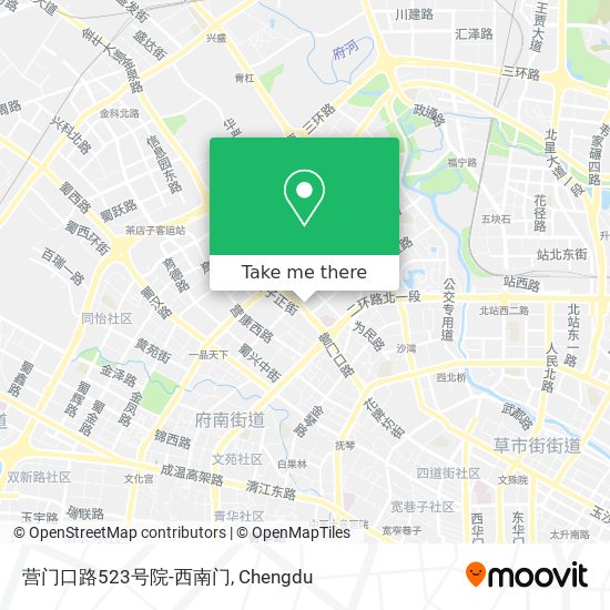 营门口路523号院-西南门 map