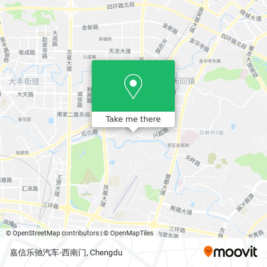 嘉信乐驰汽车-西南门 map