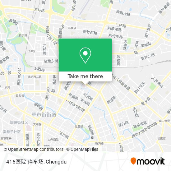 416医院-停车场 map