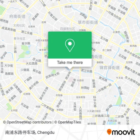南浦东路停车场 map