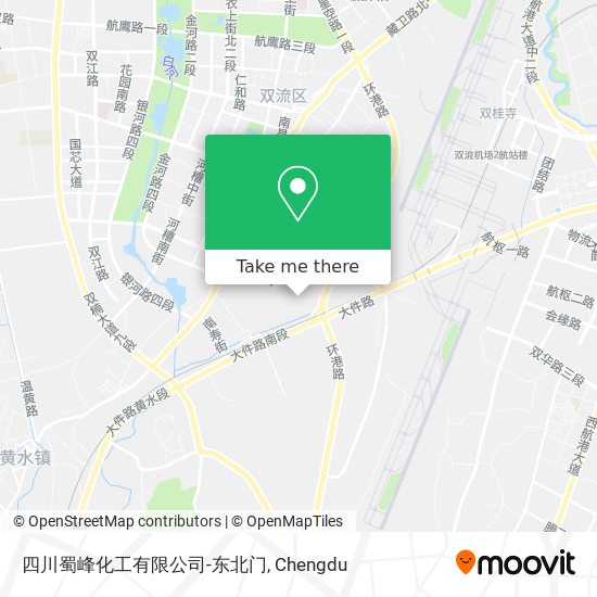 四川蜀峰化工有限公司-东北门 map