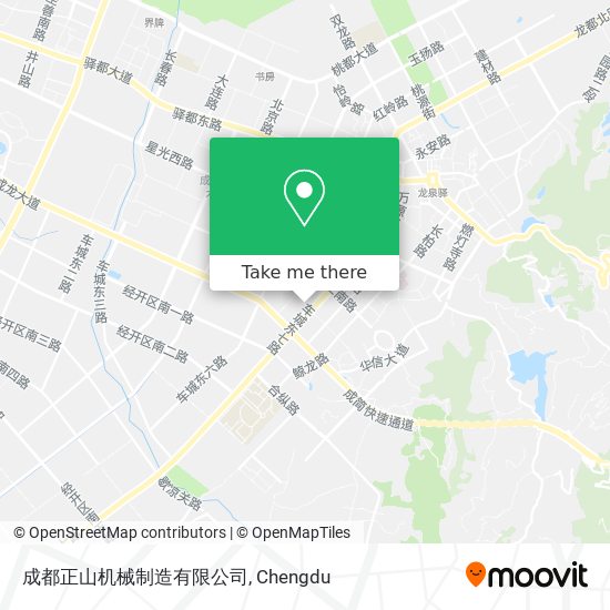 成都正山机械制造有限公司 map