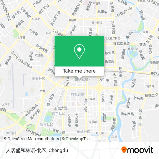 人居盛和林语-北区 map