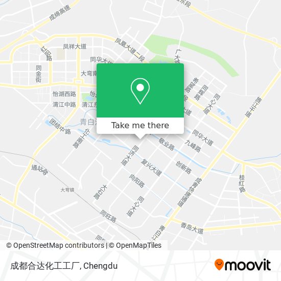成都合达化工工厂 map