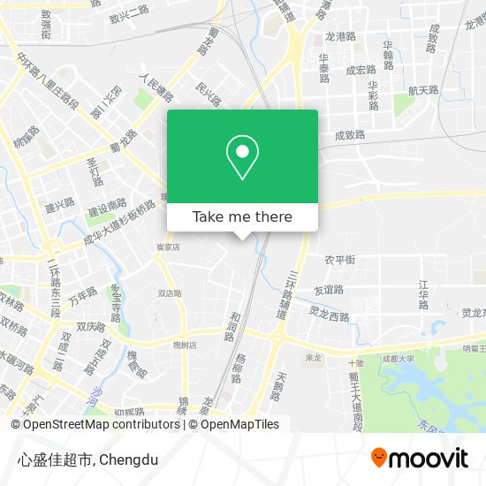 心盛佳超市 map