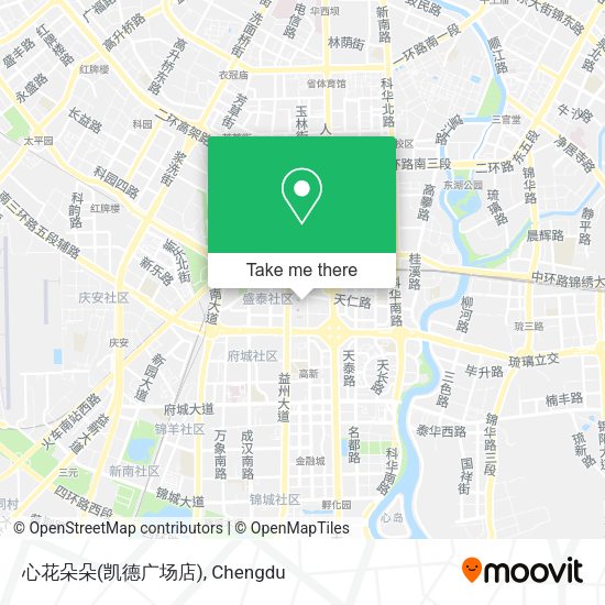 心花朵朵(凯德广场店) map