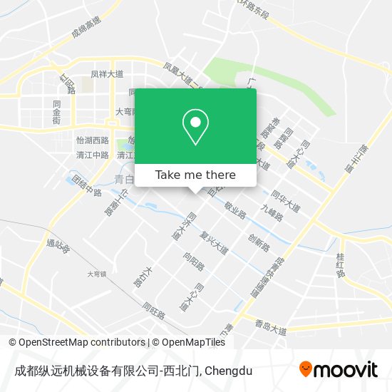 成都纵远机械设备有限公司-西北门 map