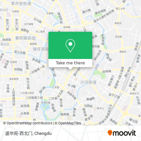 盛华苑-西北门 map