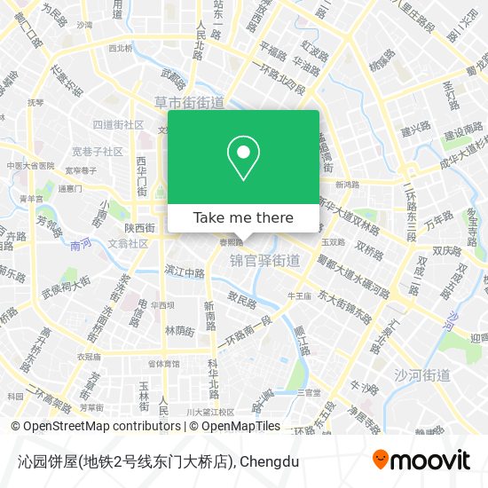 沁园饼屋(地铁2号线东门大桥店) map