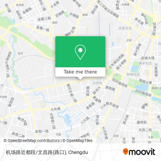 机场路近都段/文昌路(路口) map