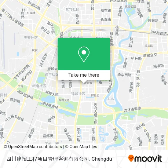四川建招工程项目管理咨询有限公司 map