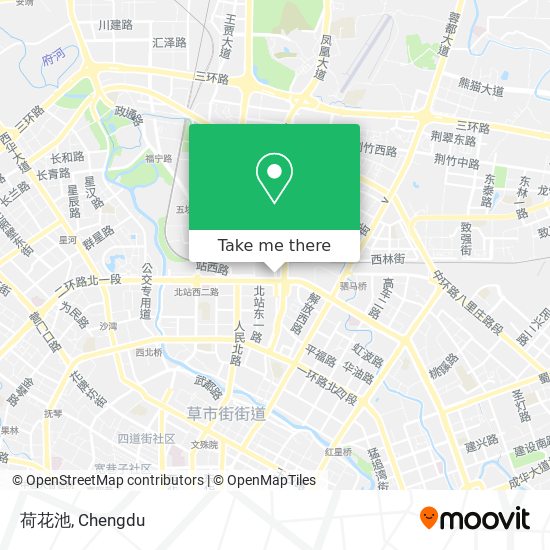 荷花池 map