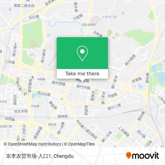 东李农贸市场-入口1 map